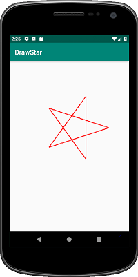 Draw Star Screen Shot